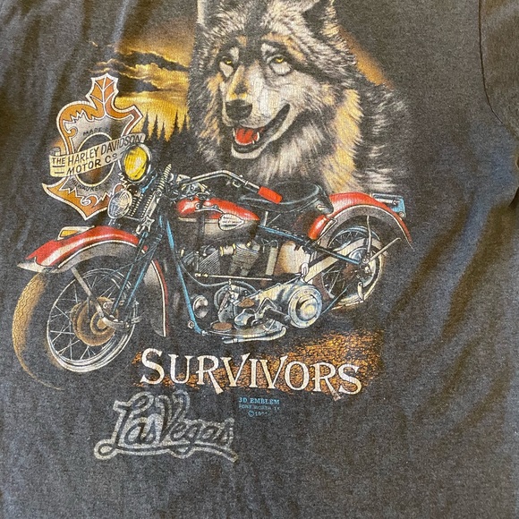 Vintage Harley Davidson tee shirt - Picture 4 of 5